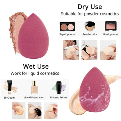 3/4pcs Makeup Sponge Blender